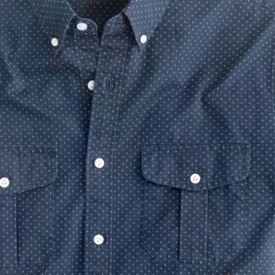 Wallace & Barnes vintage workwear shirt in dot