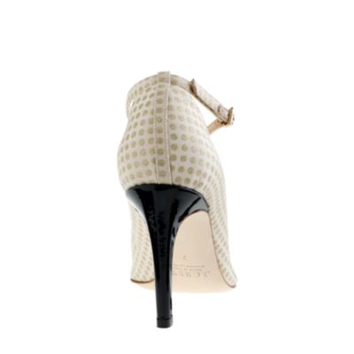 Everly cap toe T-strap pumps
