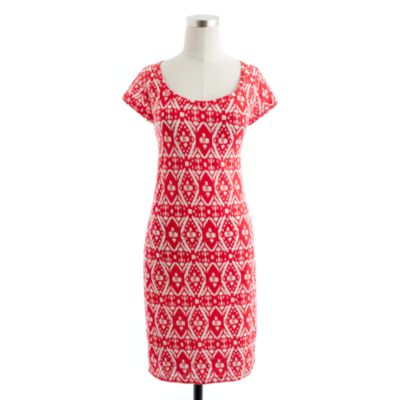 T-shirt dress in ikat print