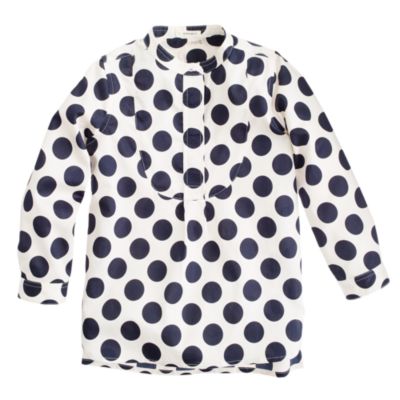 Girls' moon-dot tunic