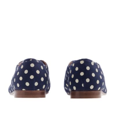 Girls' dot oxfords