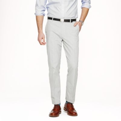 Ludlow classic suit pant in Japanese seersucker