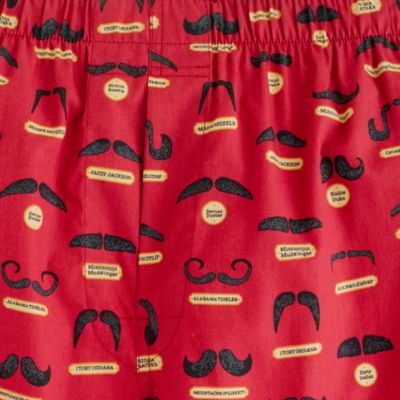 Moustache boxers