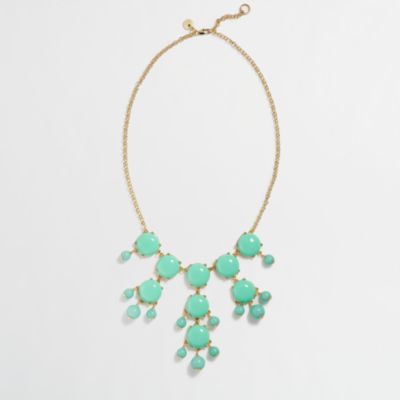 Factory resin droplet necklace