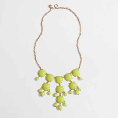Factory resin droplet necklace