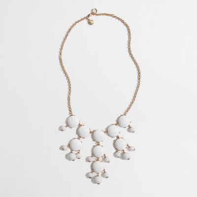 Factory resin droplet necklace