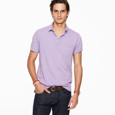 Broken-in pocket polo