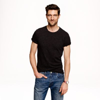 Field knit jasp&eacute; tee