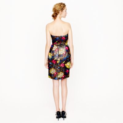 Ella dress in floral brocade