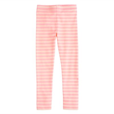 Girls' everyday leggings in classic stripe