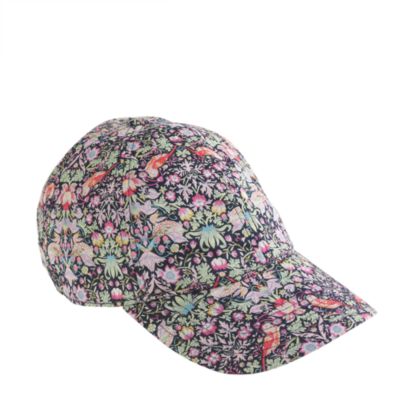Liberty baseball cap in strawberry thief floral