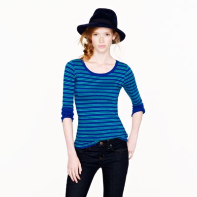 Painter scoopneck tee in stripe