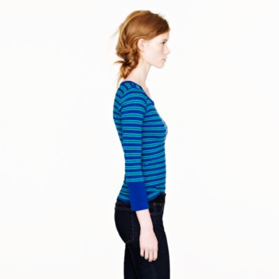 Painter scoopneck tee in stripe