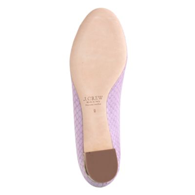 Collection Janey snakeskin flats
