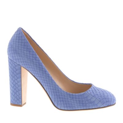 Collection Etta snakeskin pumps