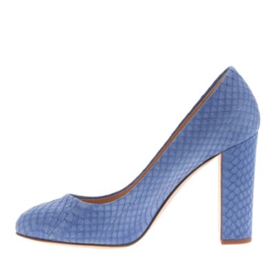 Collection Etta snakeskin pumps