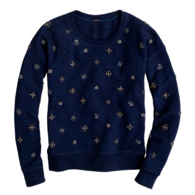 Jeweled sweatshirt