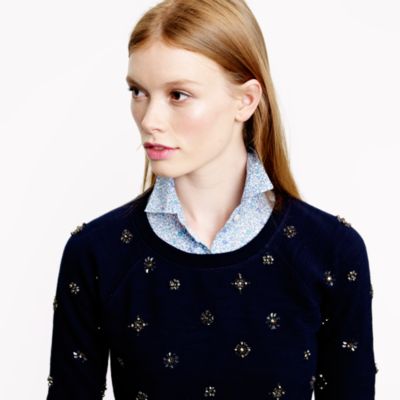 Jeweled sweatshirt