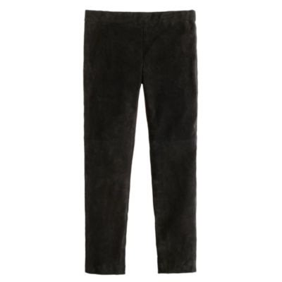 Collection stretch suede leggings