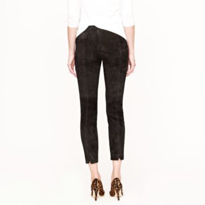 Collection stretch suede leggings