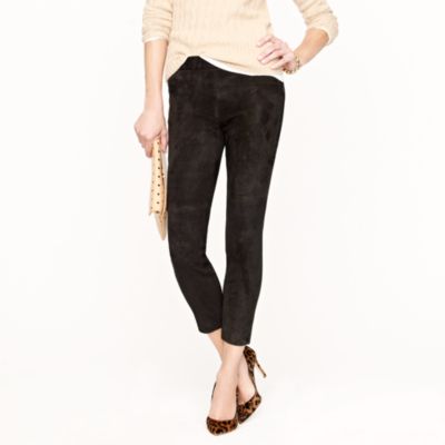 Collection stretch suede leggings