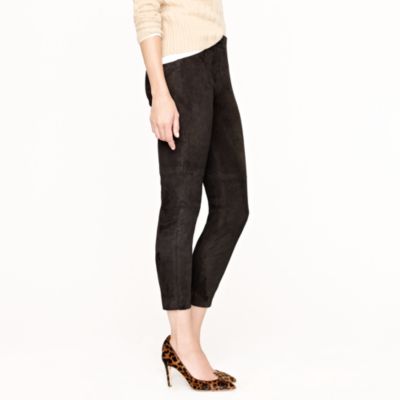 Collection stretch suede leggings