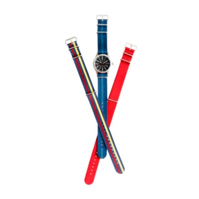 Stripe watch strap