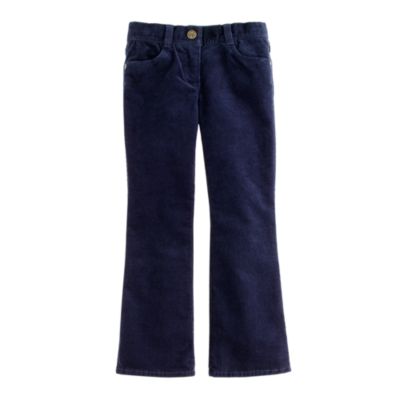 Girls' stretch vintage bootcut cord