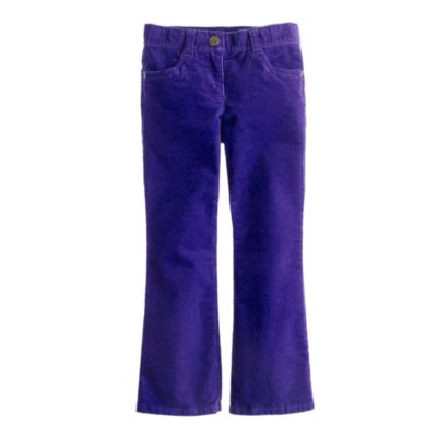 Girls' stretch vintage bootcut cord