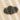 natural navy girls' polka-dot bow barrette