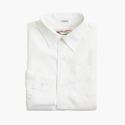 Boys' Thomas Mason&reg; fabric shirt in classic white