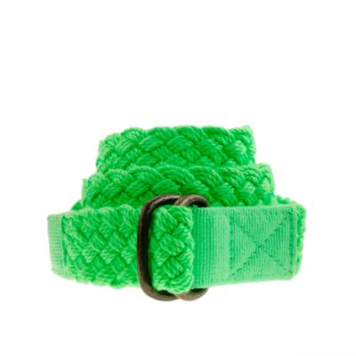 Boys' braided belt