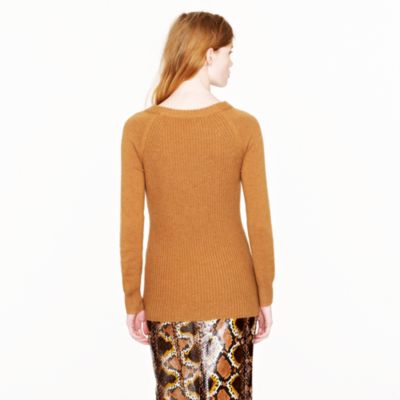 Collection cashmere ribbed square-neck sweater