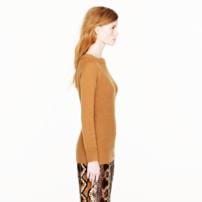Collection cashmere ribbed square-neck sweater