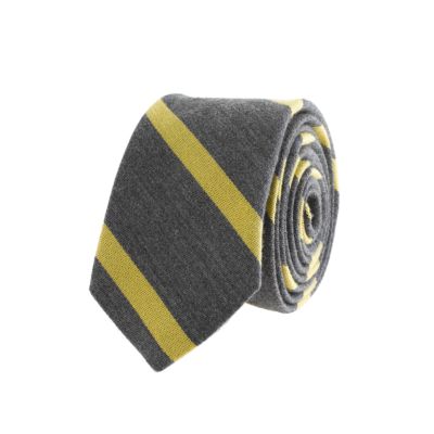 Macartney-stripe wool-silk tie