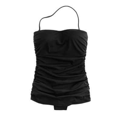 Skirted bandeau tank