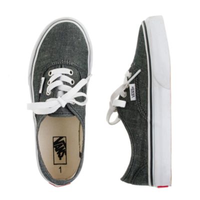 Kids' Vans&reg; authentic chambray sneakers