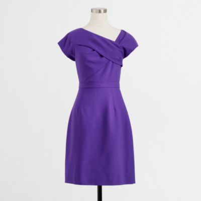 Factory asymmetrical shift dress