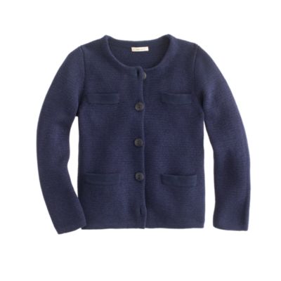Girls' sweater-jacket