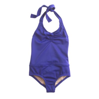 Girls' bow halter tank