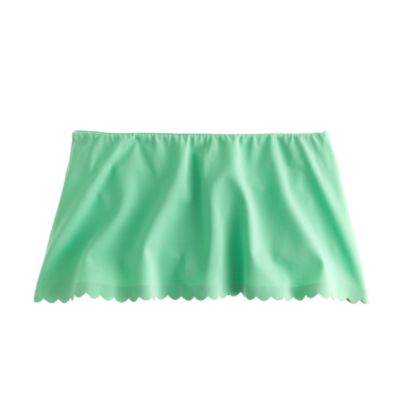 Scalloped beach skirt