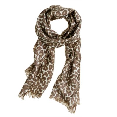 Printed silk scarf