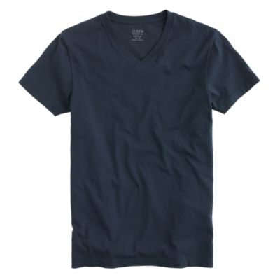 Slim broken-in V-neck tee
