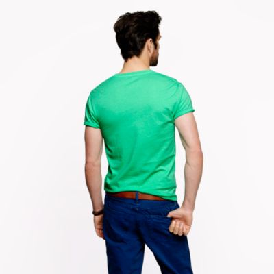 Slim broken-in V-neck tee