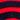 modern red girls' mini-stripe grosgrain ballet flats