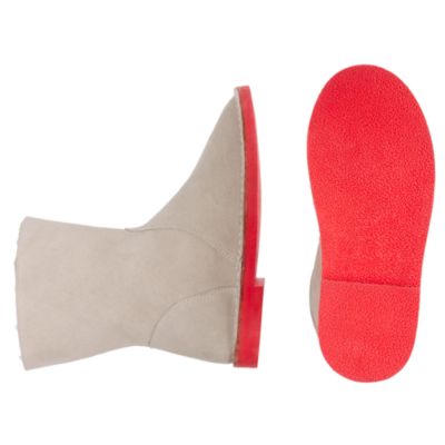 Girls' Contrast-sole pull-on boots