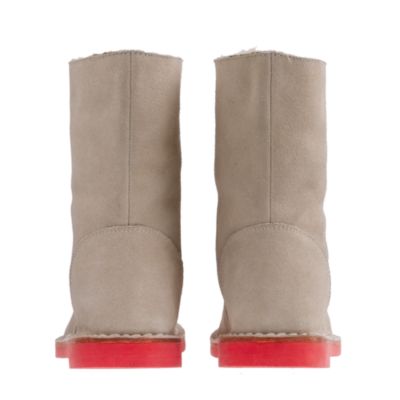 Girls' Contrast-sole pull-on boots