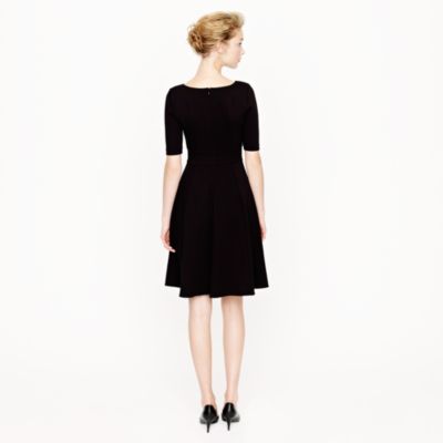 Flared ponte dress