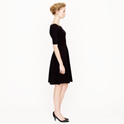 Flared ponte dress