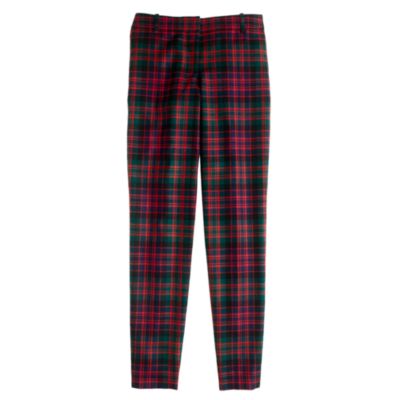 Caf&eacute; capri in red tartan